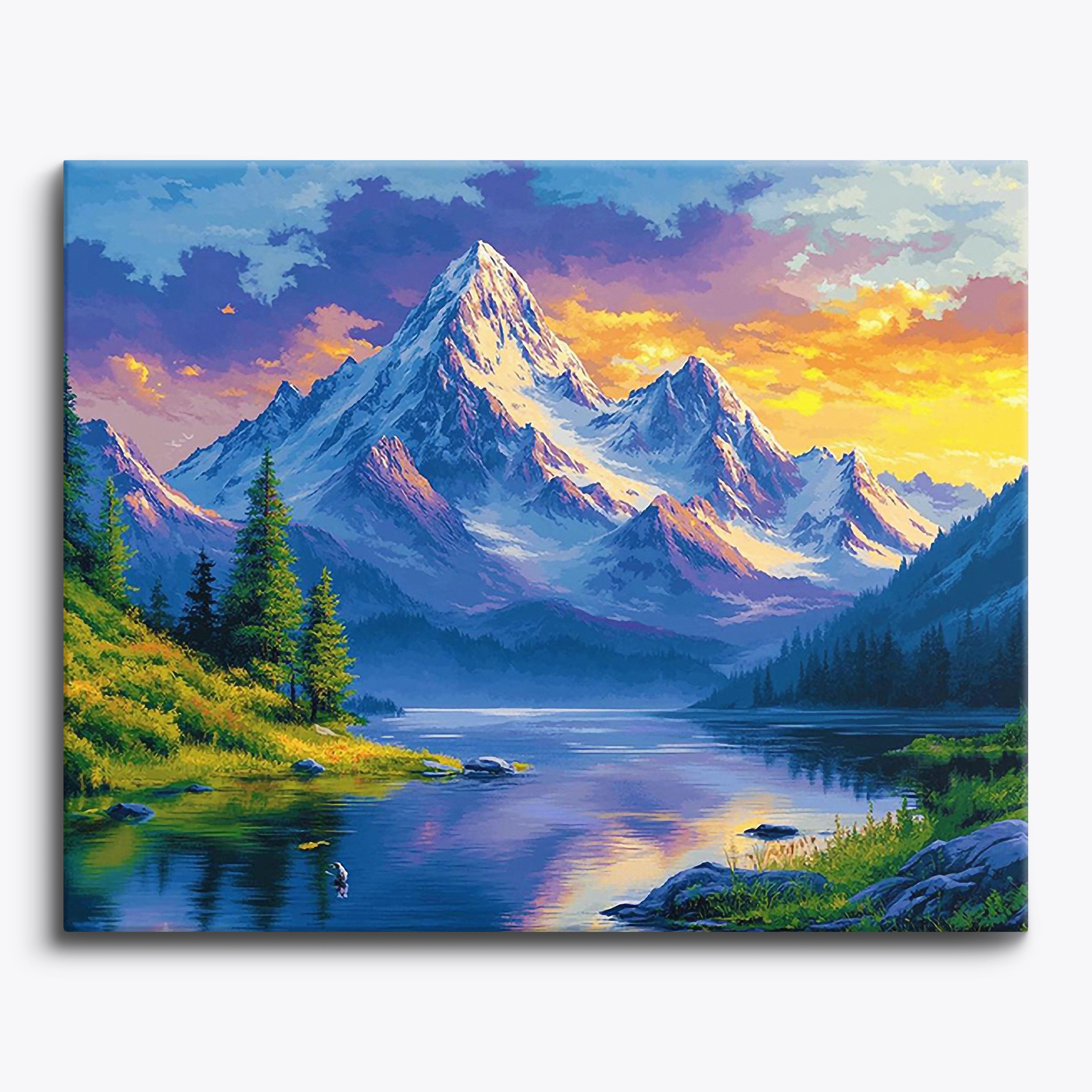 Alpine Glow No Frame / Regular (15.75"x19.7"/40x50cm) / 24 colors