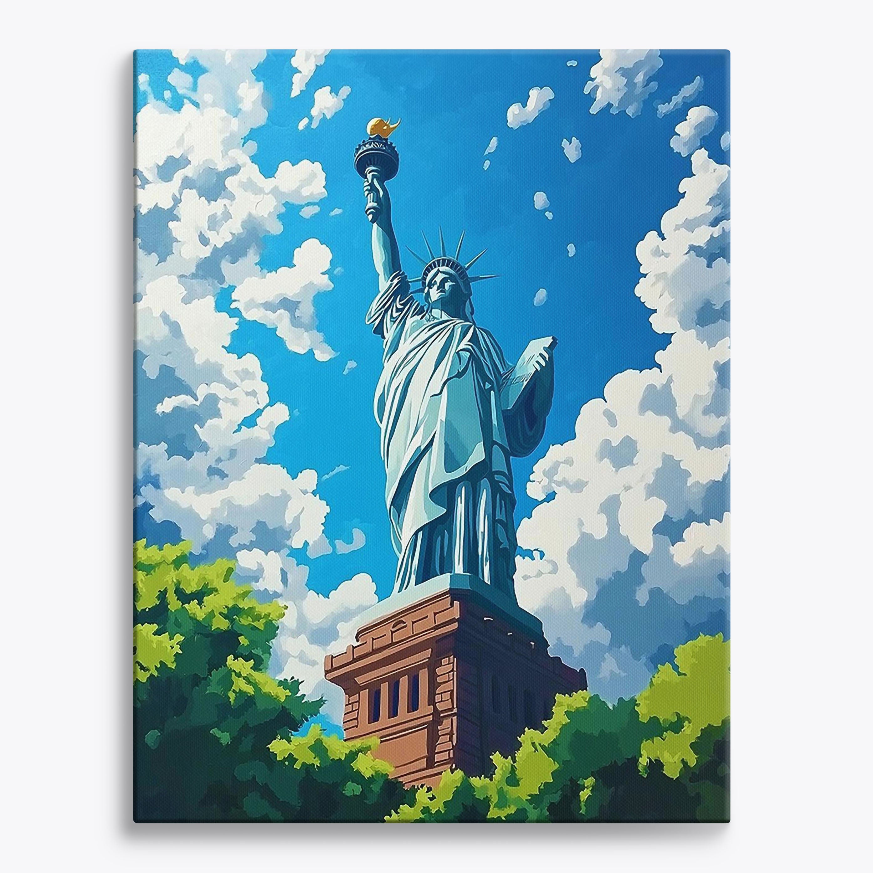 Cloud Liberty No Frame / Regular (19.7"x15.75"/50x40cm) / 24 colors