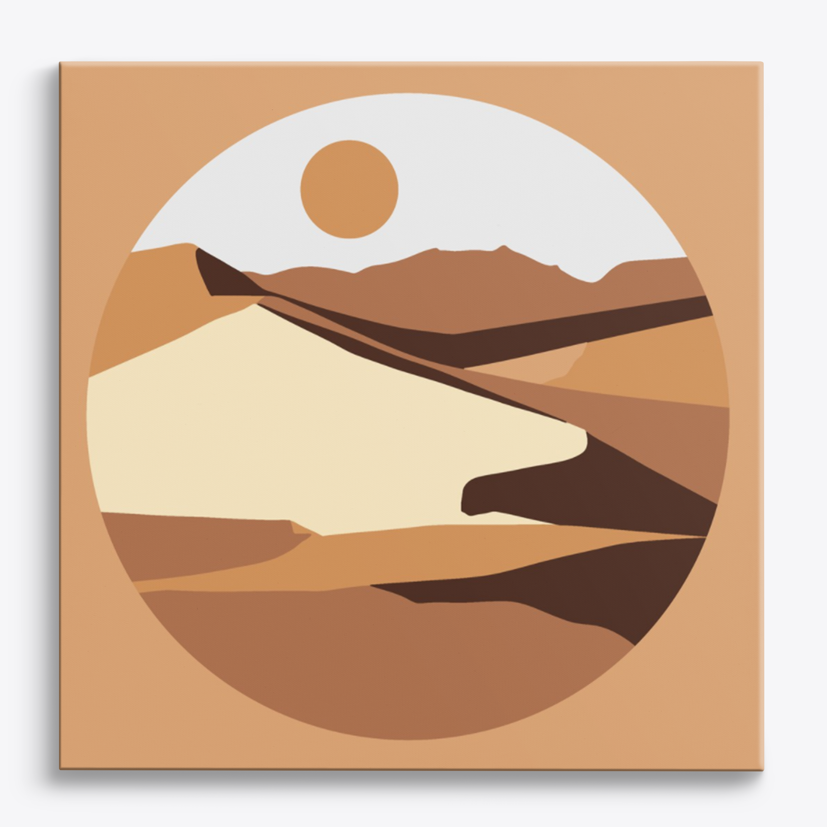 Mini kit de espejismo abstracto del desierto