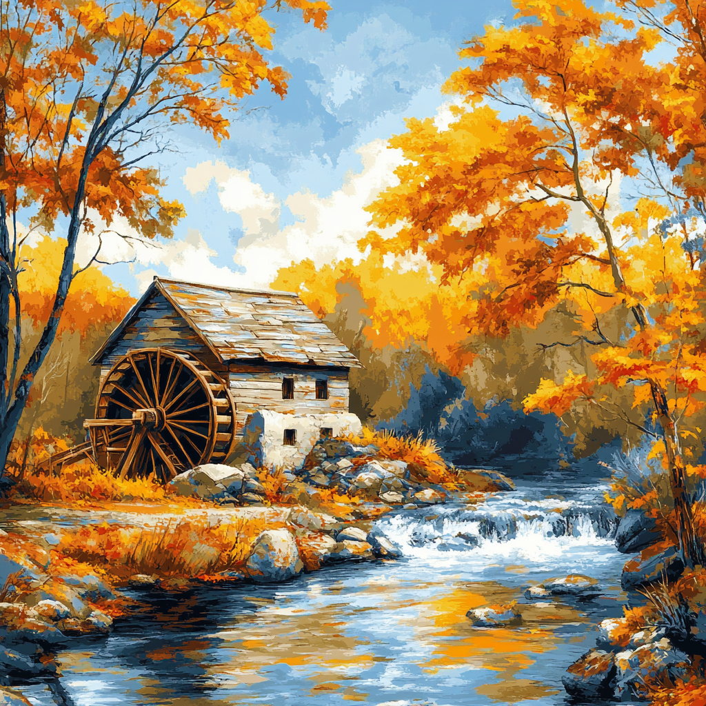 Rustic Mill Stream