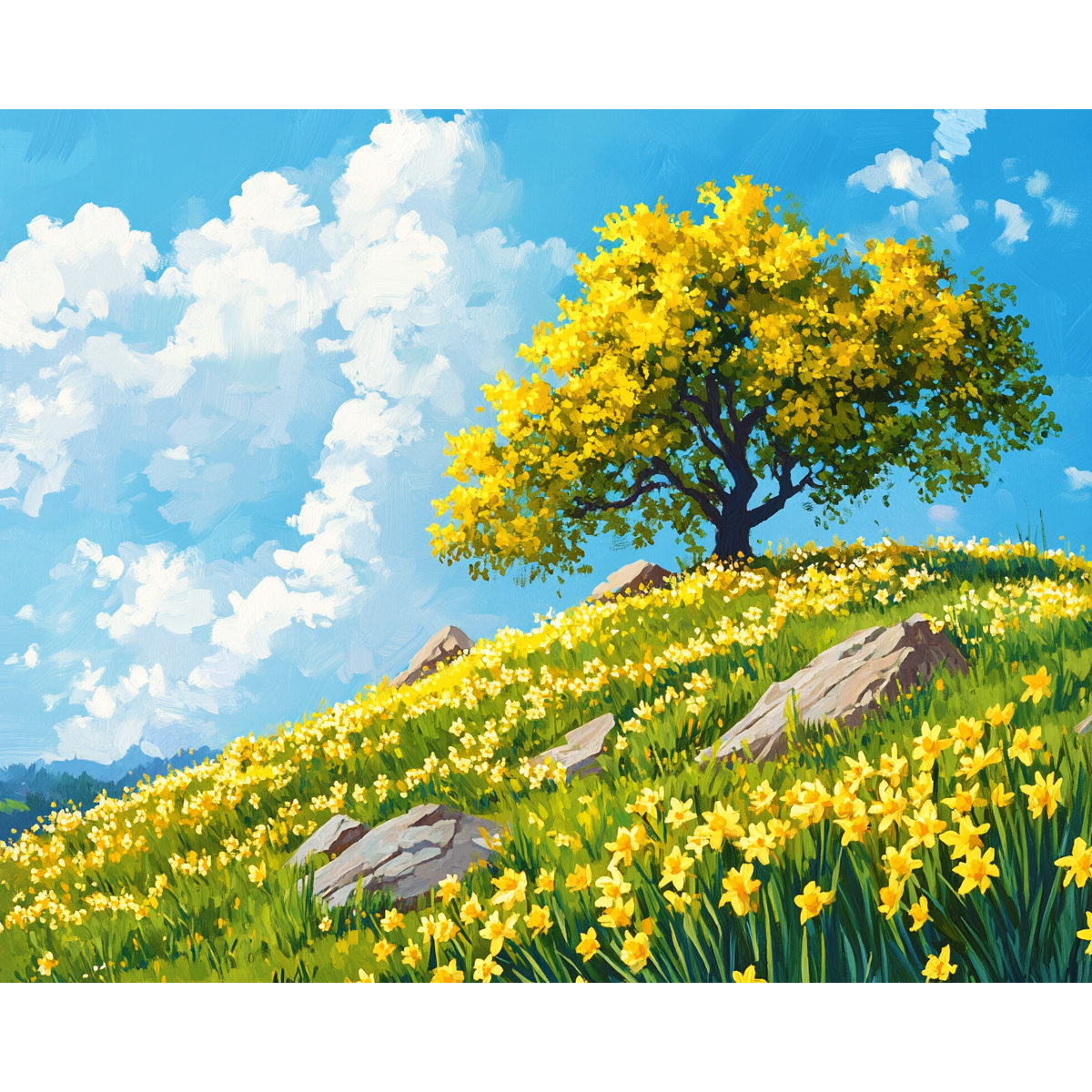 Spring Hillside