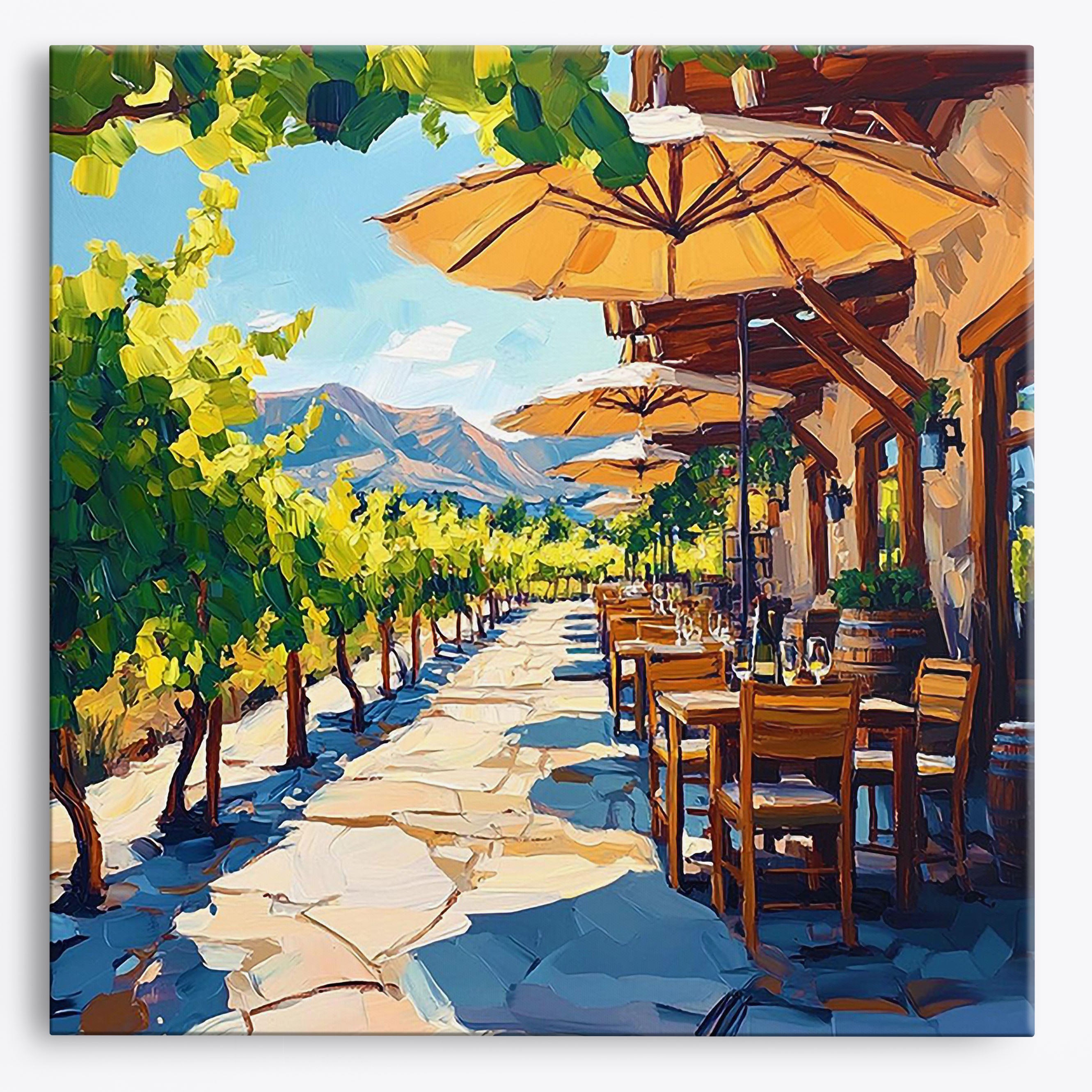 Vineyard Bliss No Frame / Regular (15.75"x15.75"/40x40cm) / 24 colors