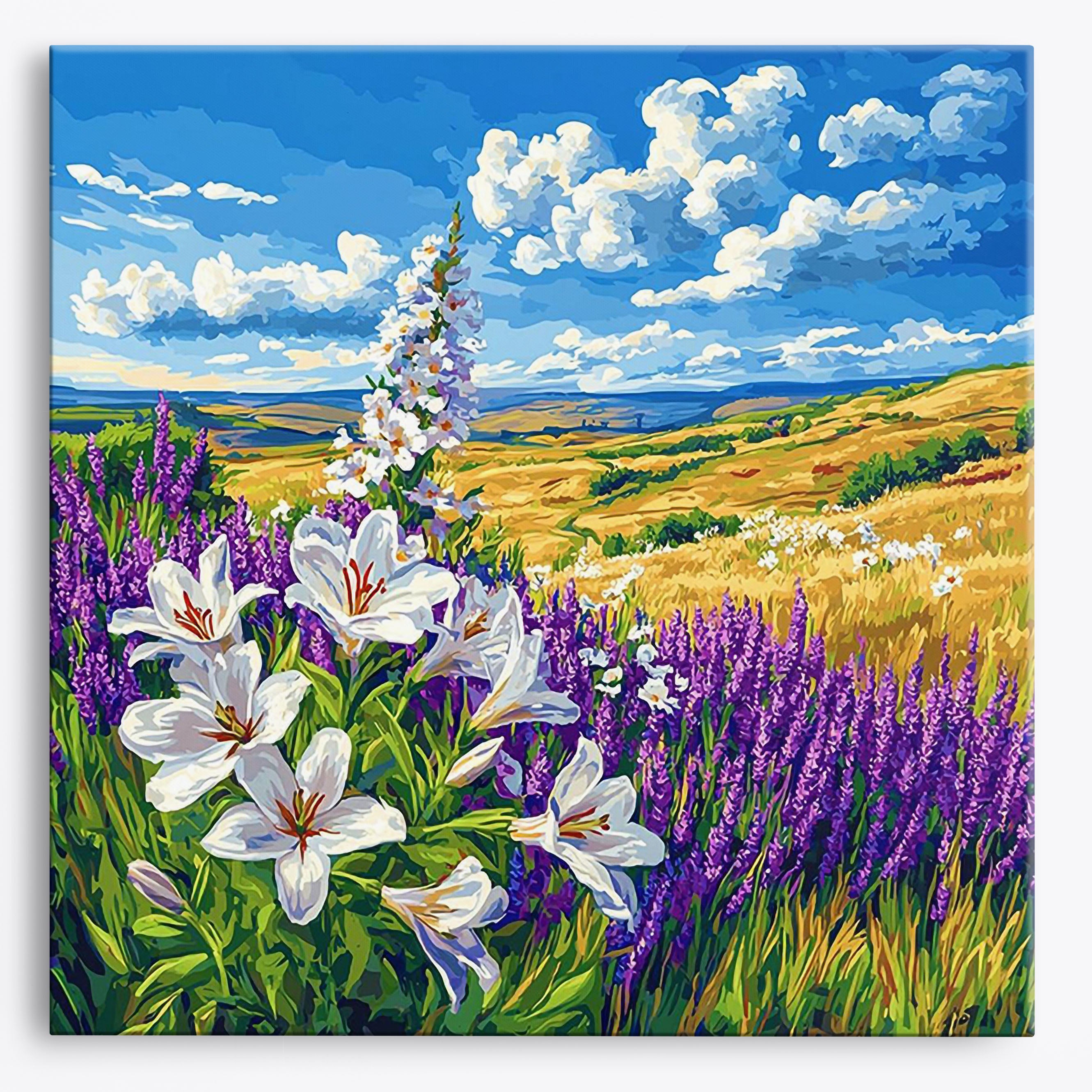 White Bliss No Frame / Regular (15.75"x15.75"/40x40cm) / 24 colors