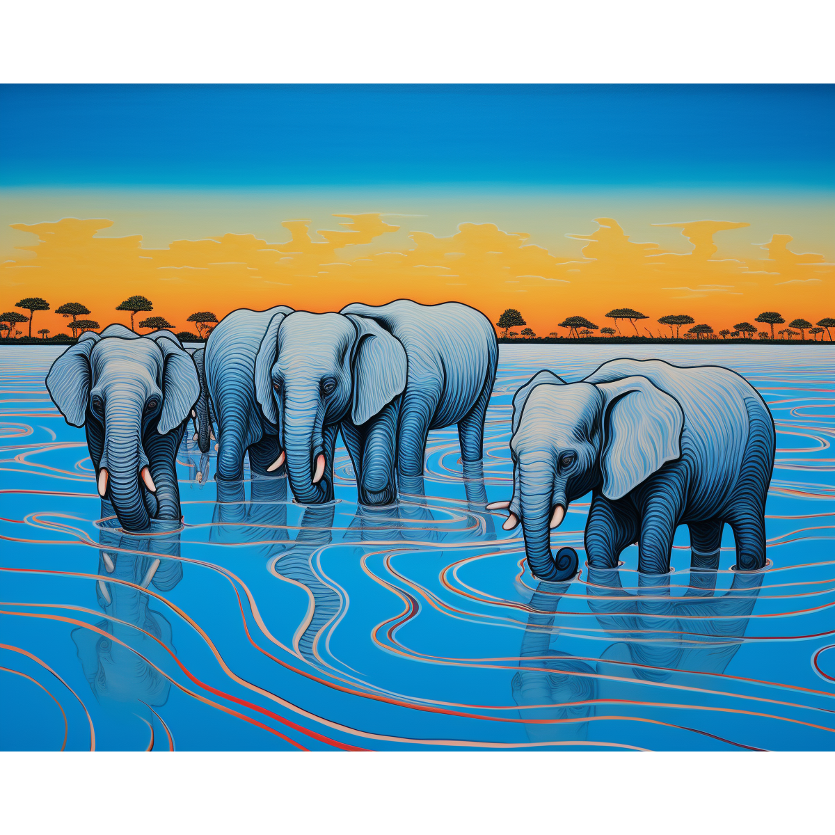 Blue Elephants