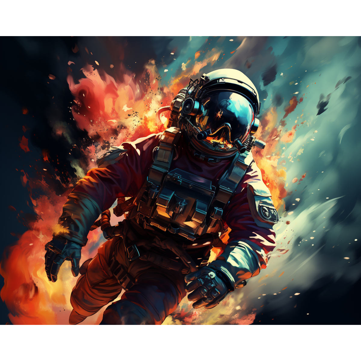 Flaming Astronaut