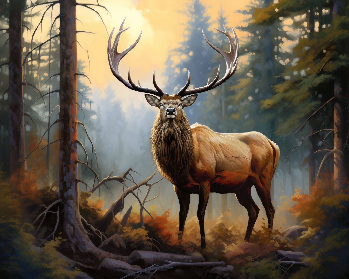 Watchful Elk